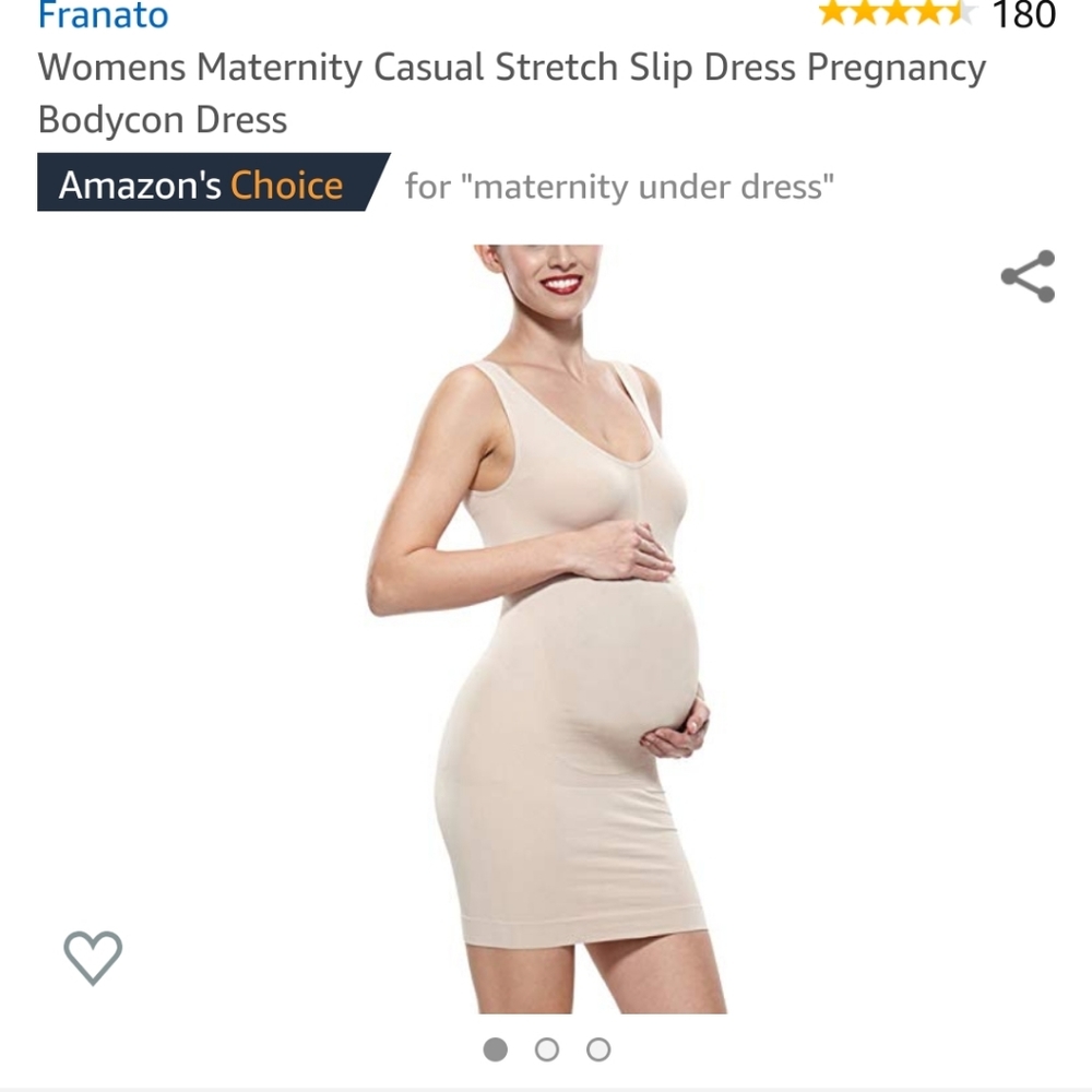Maternity dress slip